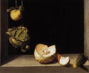Juan Sanchez-Cotan Fruit Still Life (mk14) oil painting reproduction
